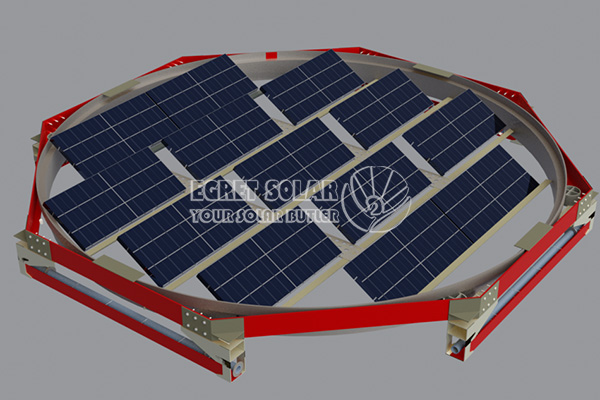 Yüzen PV'yi basınçlı hava enerji depolamayla birleştirmek