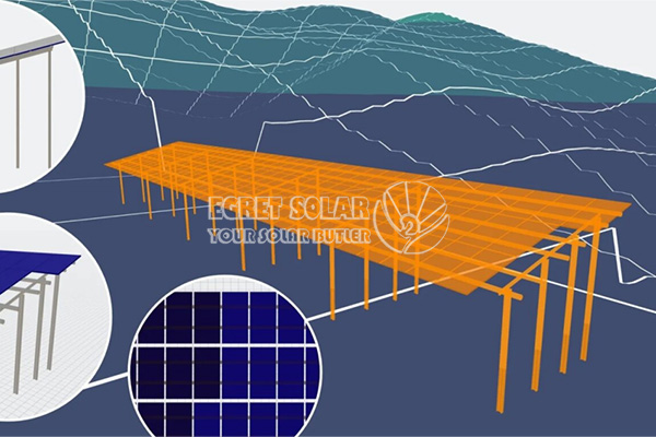 Egret Solar, büyük ölçekli PV planlaması için izleyiciyi, arazi araçlarını geliştirir