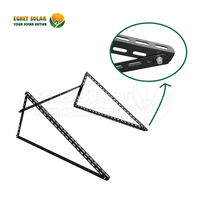 Ayarlanabilir Açı Katlanır Güneş Tripod Montaj Sistemi