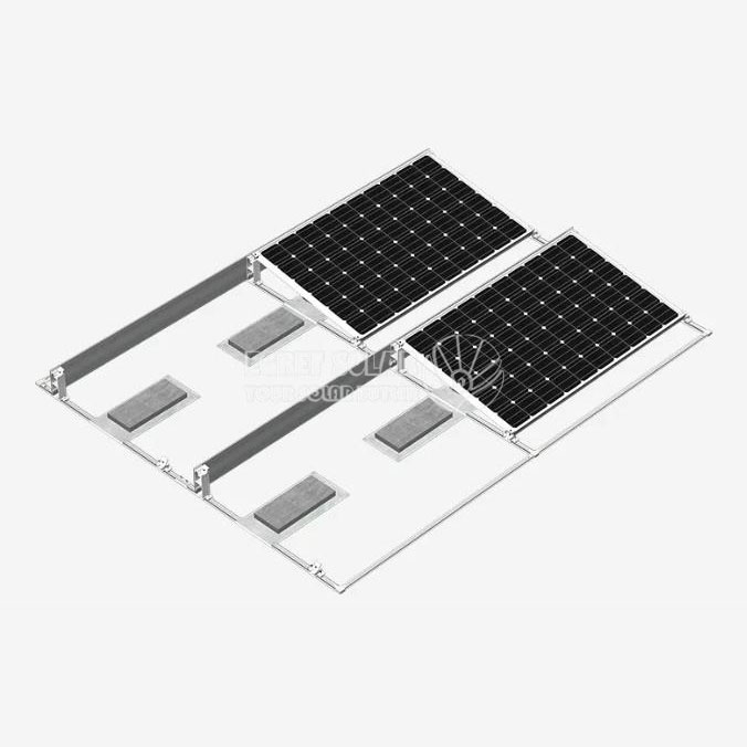 Düz Çatı Balastlı Solar Montaj Sistemi (Tek Taraflı)