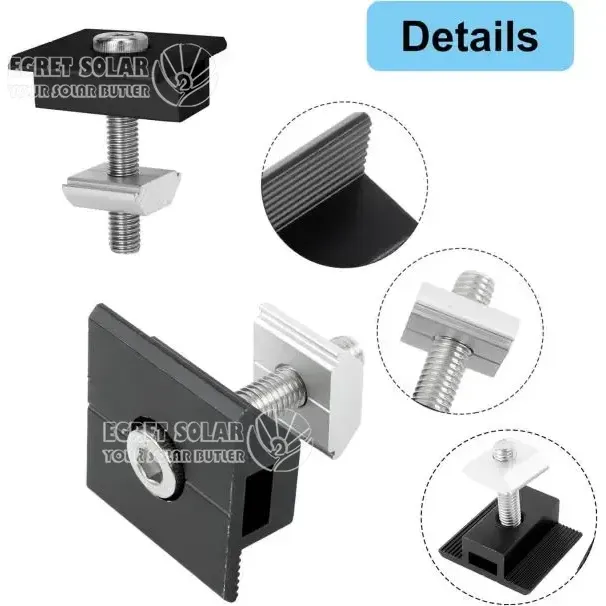 Solar Module Aluminium Mid Clamp Solar Module Aluminium Mid Clamp