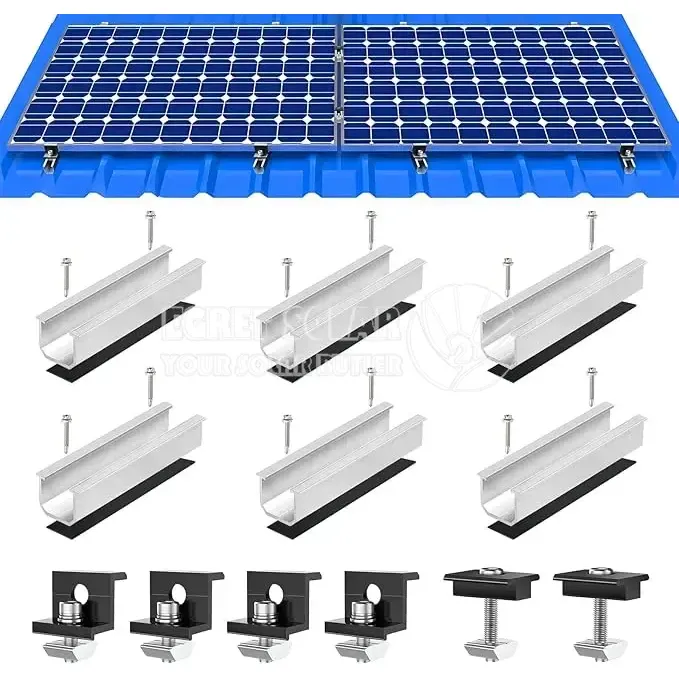 Trapezoidal çatı için PV montaj kiti