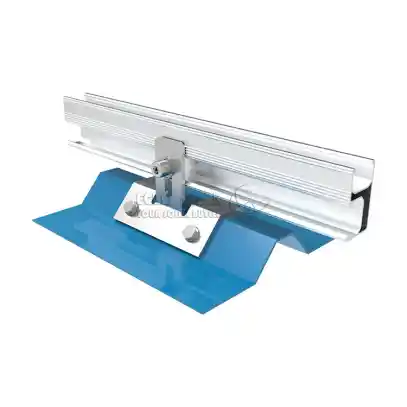 Güneş Panelleri Montajlı Çatı Kelepçesi